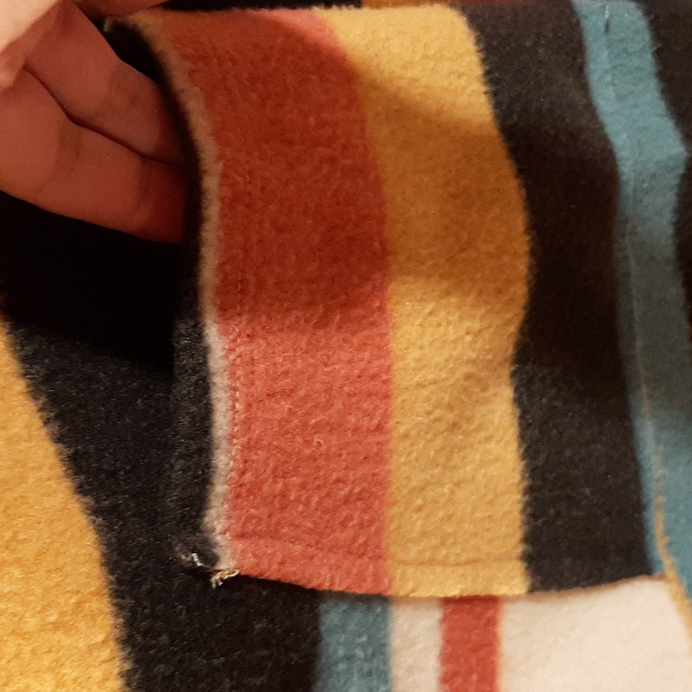🍁Bucketlist Striped, Collared Oversized Top (Small)🍁 - Picture 3 of 7
